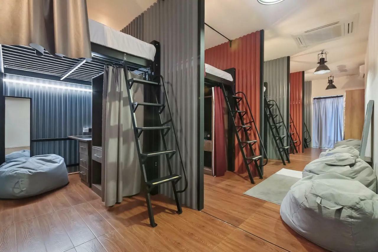 Double Loft Bed in Dorm with Shared Bath