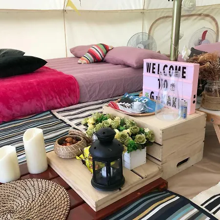 Glamping Kaki - Medium Bell Tent-2